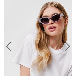 Nasty Gal// Cat Eye Marble Sunglasses